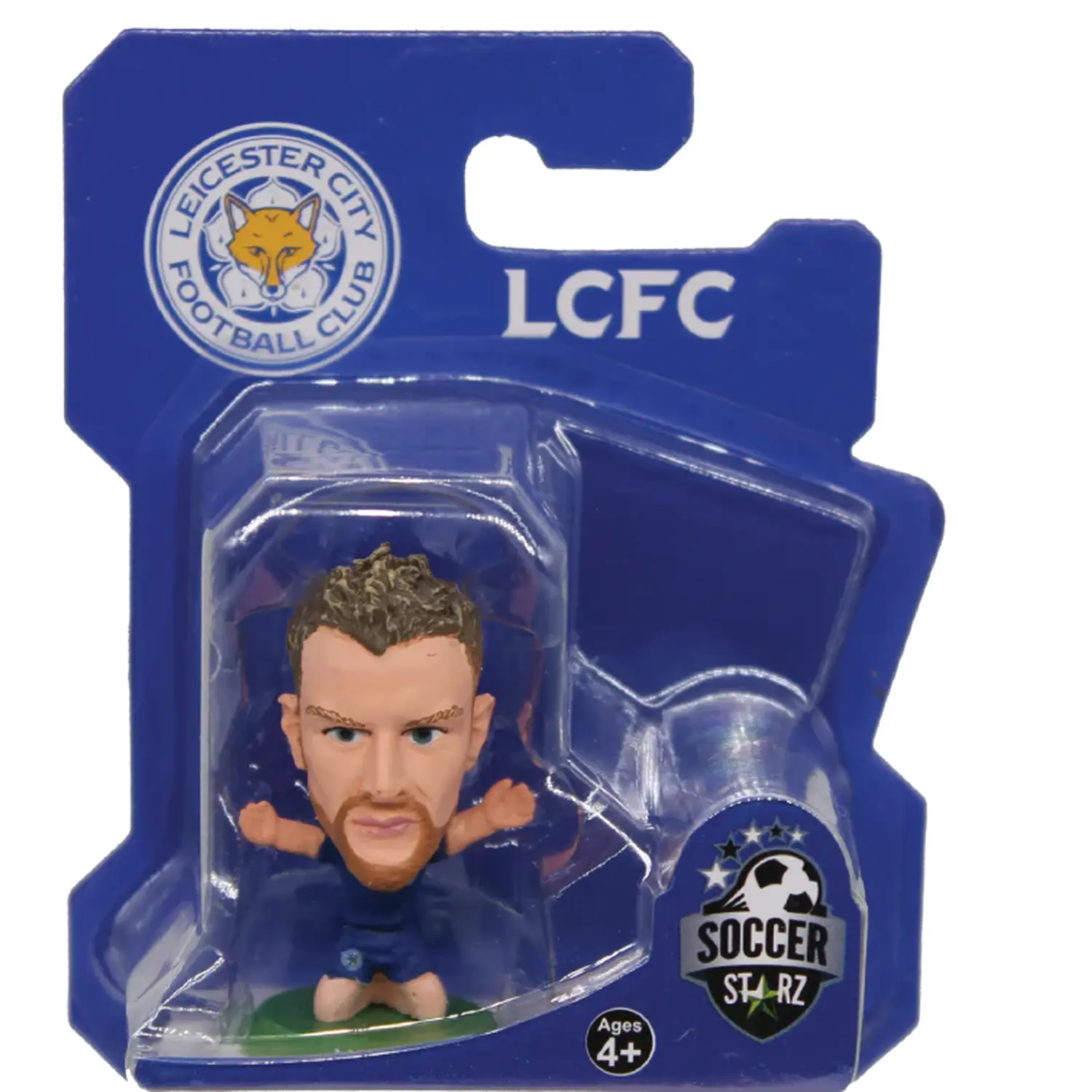 SoccerStarz Leicester Jamie Vardy - Home Kit New Classic 5cm Figure - Blue