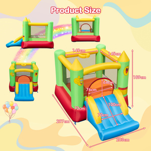 Kids Smiley Face Theme Inflatable Bounce House