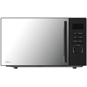 23L 800W Black Digital Microwave