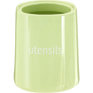Fletcher Green Ceramic Utensil Holder