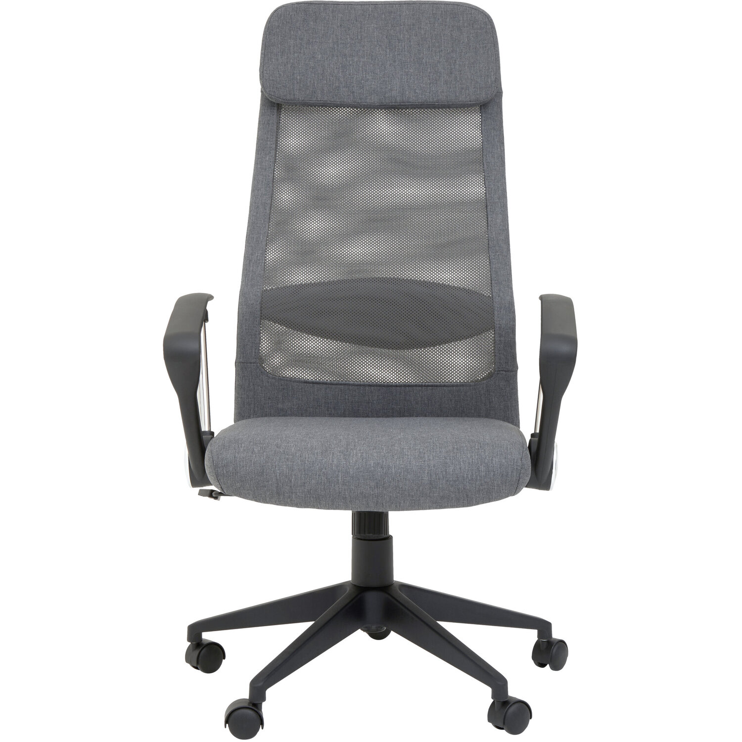 Brent Grey Mesh And Fabric Home Office Chair - Grey