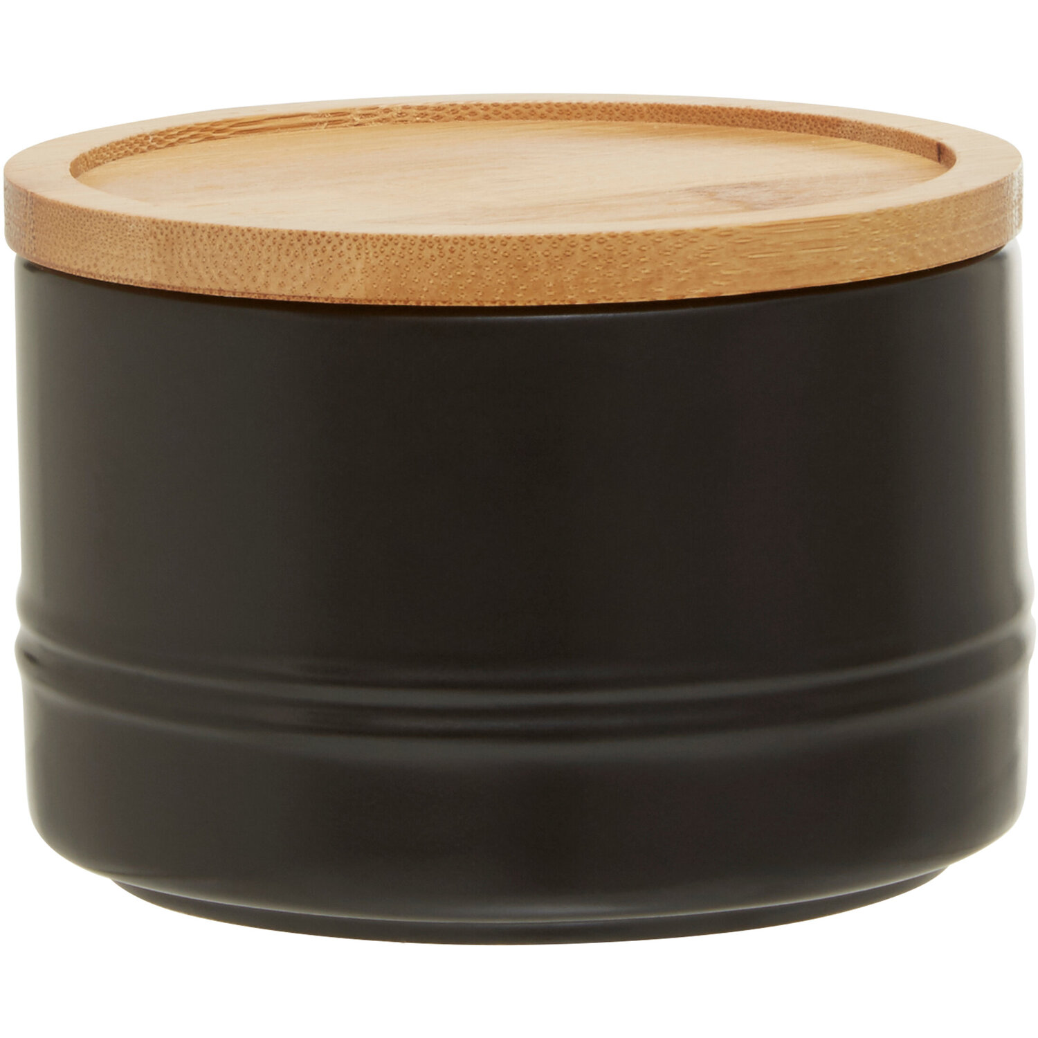 Fenwick Black Small Stoneware Canister - Black