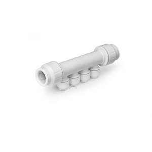 John Guest Speedfit 22mm x 10mm 4 Port Manifold - PEM522210W - Compact Plumbing Solution