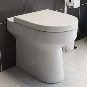 D Shape Toilet Seat Top Fix Soft Close Hinges Bathroom Cloakroom Modern White