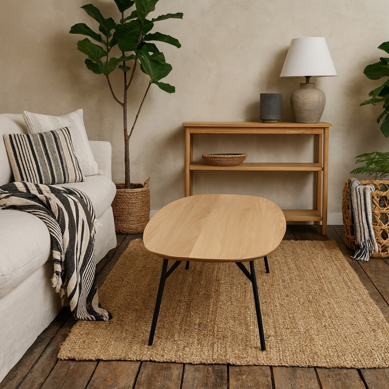 Johannesburg Rectangular Coffee Table - Natural