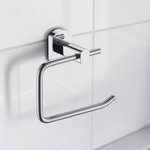 Showerdrape Admiralty Chrome Stainless Steel Wall Mounted Toilet Roll Holder