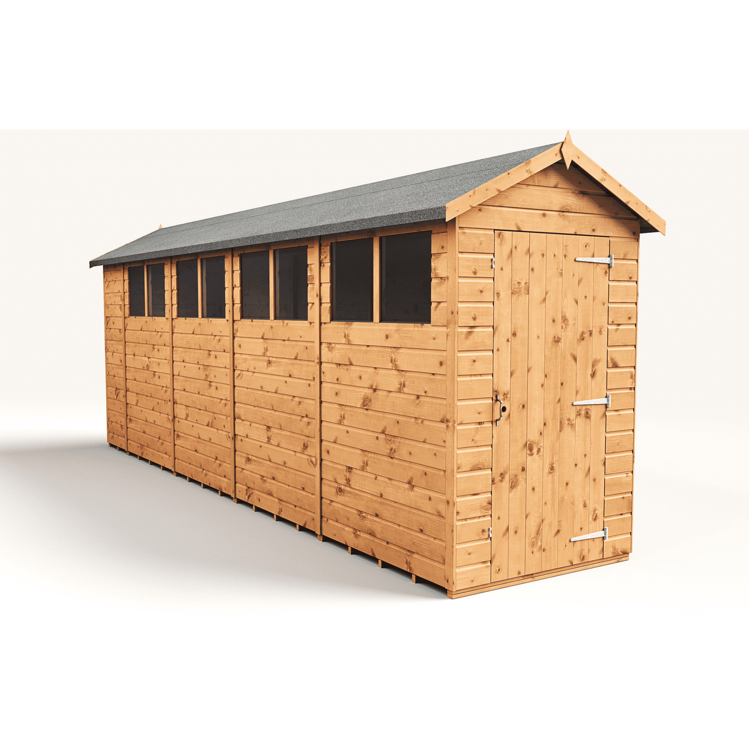 Empire Sheds - Wooden Apex Garden Shed - 4 x 18ft - Tongue and Groove - Image 5