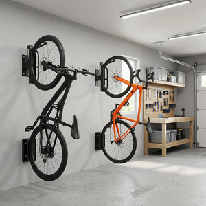 Bike Rack Hook-mounted Parking Rack Swivel Bike Wall Mount Storage