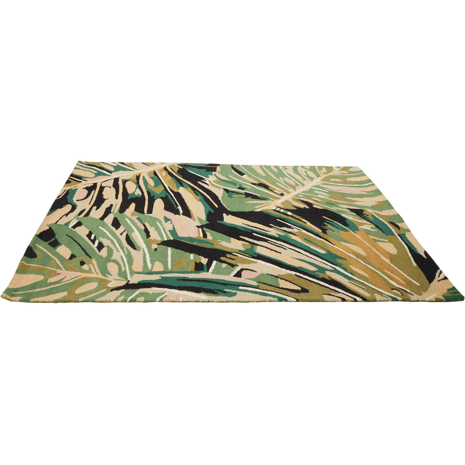 Bosie Moyo Green Rug - Multicolour