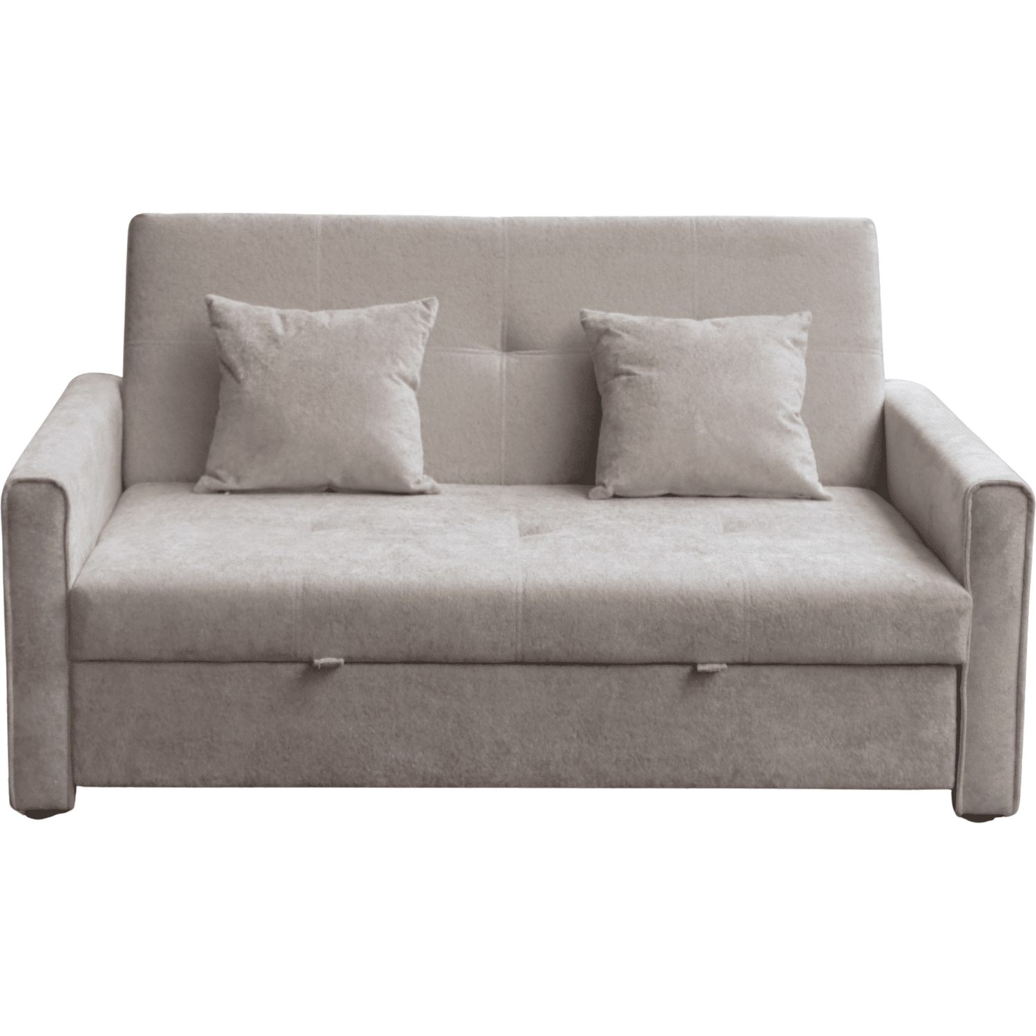 Home Source Charleston 2 Seater Velvet Sofa Bed