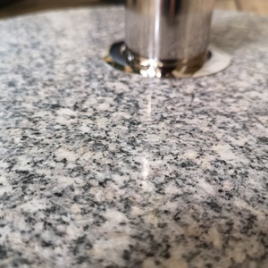 Granite Garden Parasol Umbrella Base Weight with Stainless Steel Pole