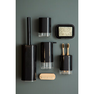 Ando Black Acrylic Toothbrush Holder