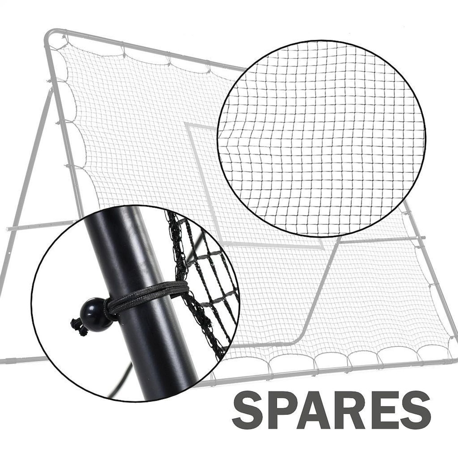 Precision Pro Jumbo Rebound Net Set - Black