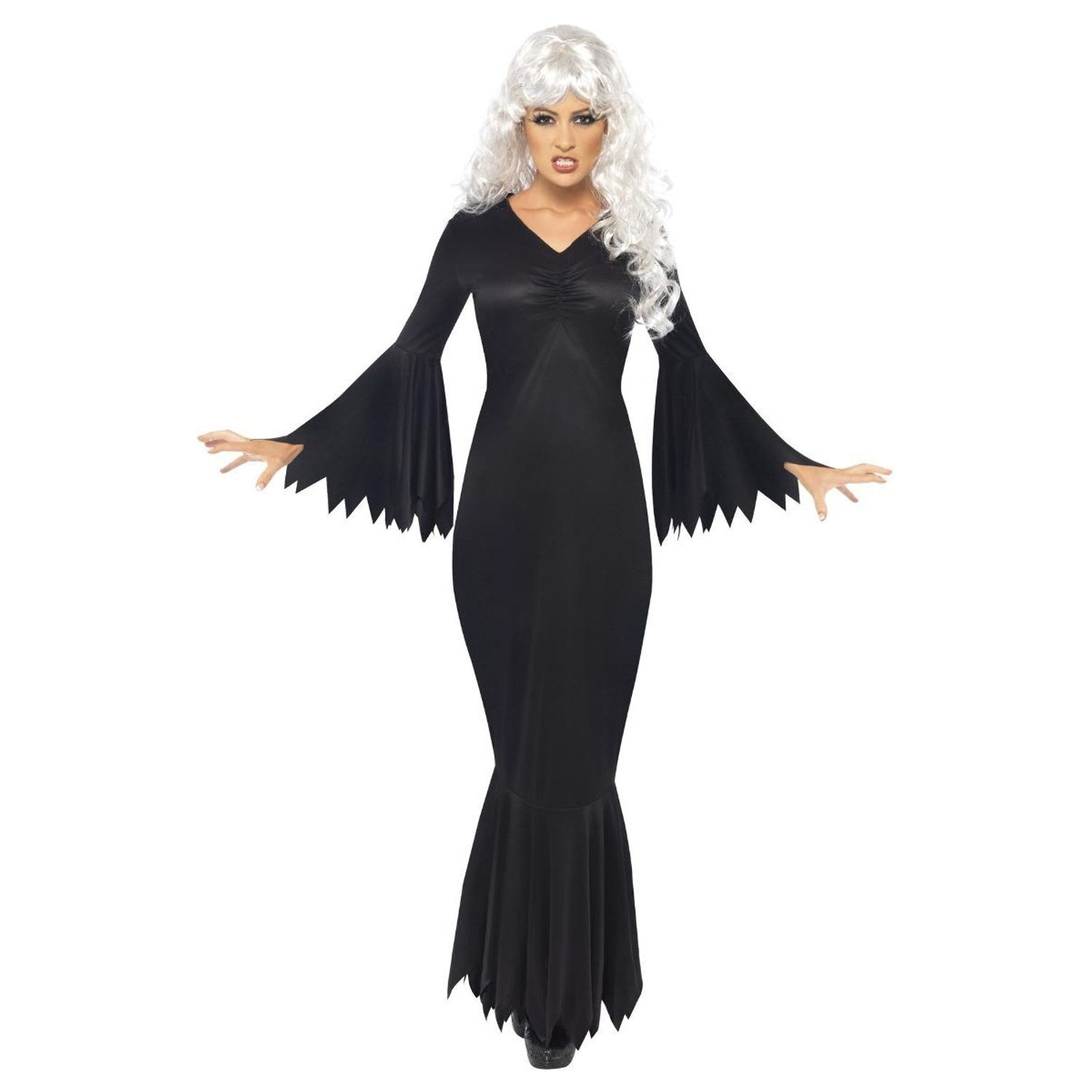 Smiffys Womens/Ladies Midnight Vampire Costume - Black / S