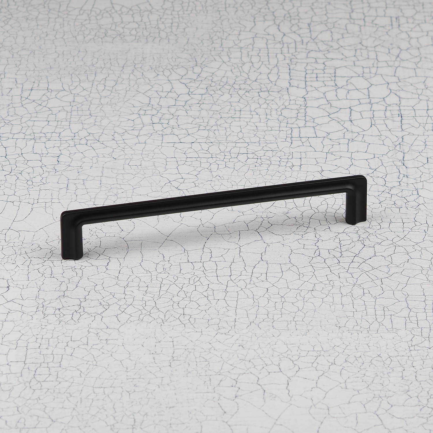 Handle & Home Matt Black Cupboard Handle Ribbed Slim Door Drawer Pull 160Mm Centres - Image 6