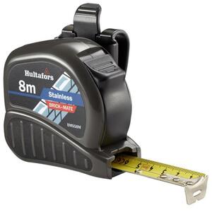 Hultafors BMSS8M Brick-Mate Stainless Steel Pocket Tape 8m (Metric only)