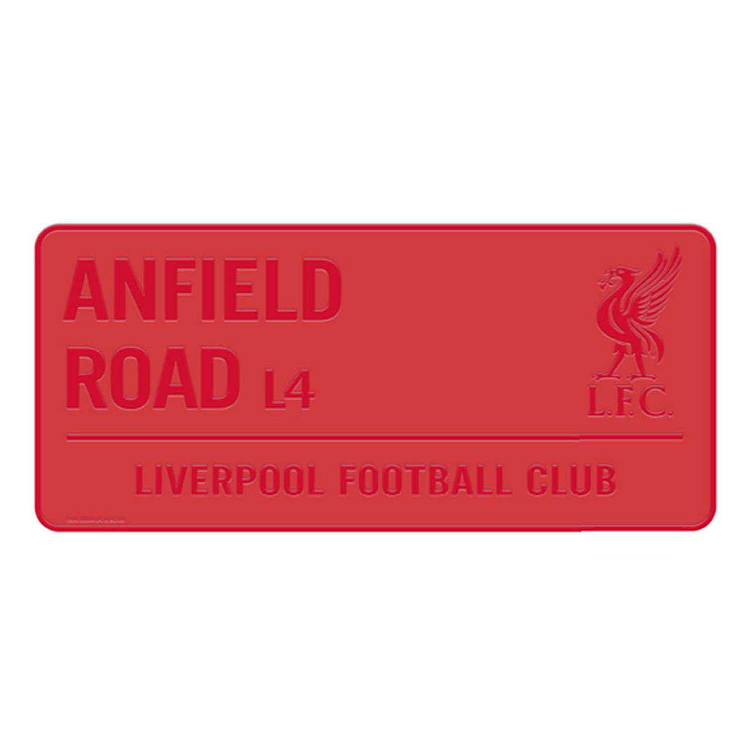 Liverpool Fc Anfield Road L4 Crest Street Sign - Red