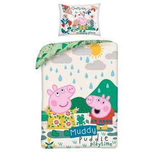 Peppa Pig Muddy Puddle Playtime Duvet Cover Set