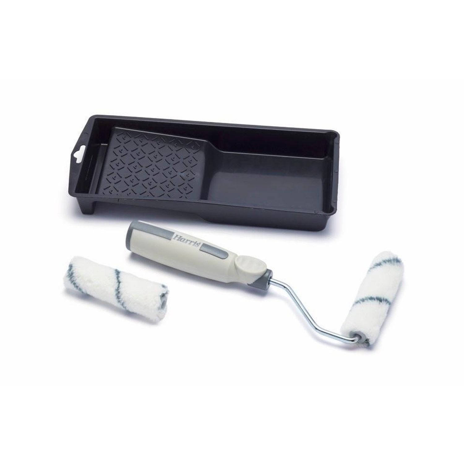 Harris Seriously Good Wall And Ceiling 4 Inch Roller Set - Black/White