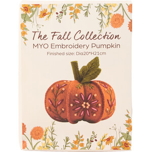 Make Your Own Embroidery Pumpkin
