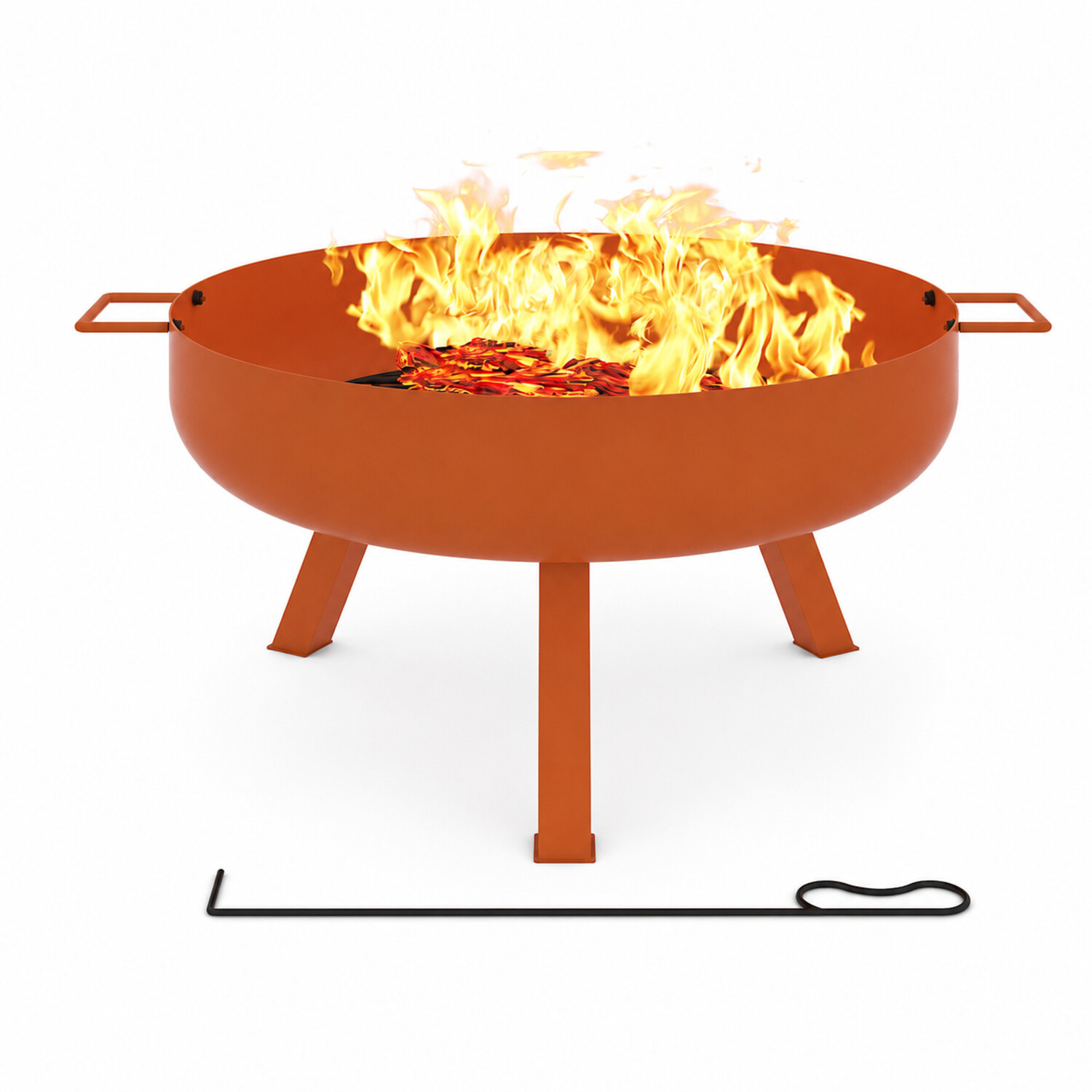 Teamson Home 27.5" Round Wood Burning Fire Pit