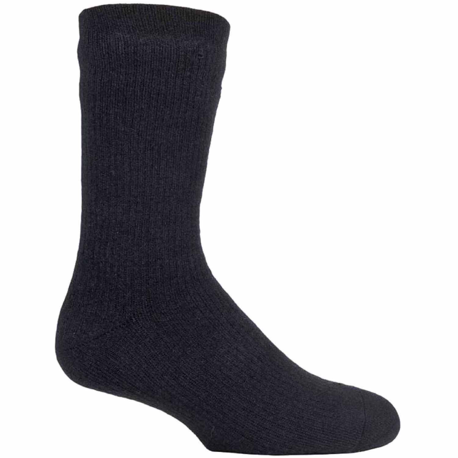 Heat Holders Mens & Ladies Black Thermal Waterproof Socks With Fleece Lining - Black