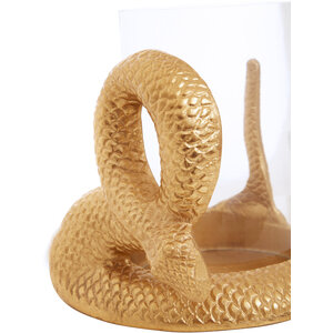 Serpent Gold Candle Holder