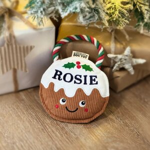 Pre-personalised Christmas Dog Toy Gift - Over 80 Titles - Rosie