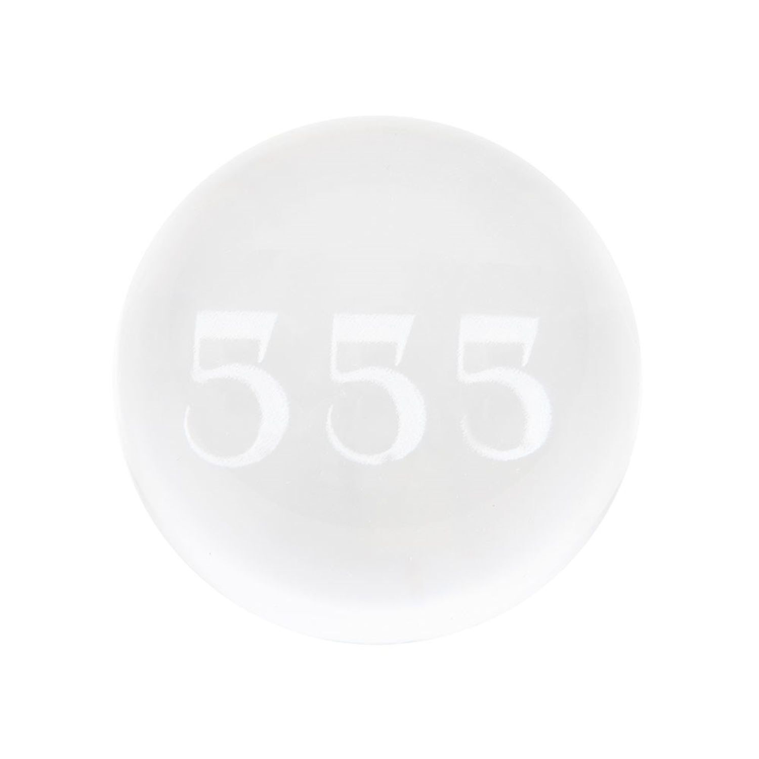 Something Different 555 Angel Number Crystal Ball - Clear