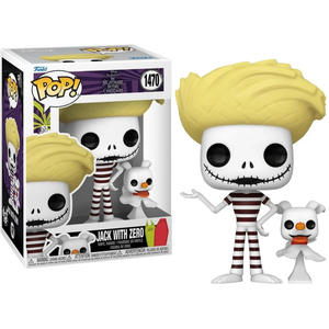 Funko Pop And Buddy The Nightmare Before Christmas Jack With Zero 1470 Figure