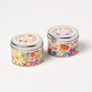 Summer Breeze Scented Candle Tins (Set of 6)