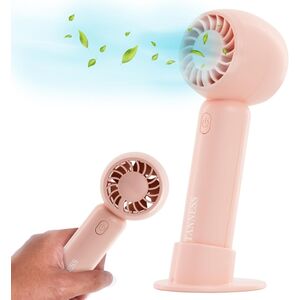 TANNESS Rechargeable Handheld Fan with 3 Speed Settings