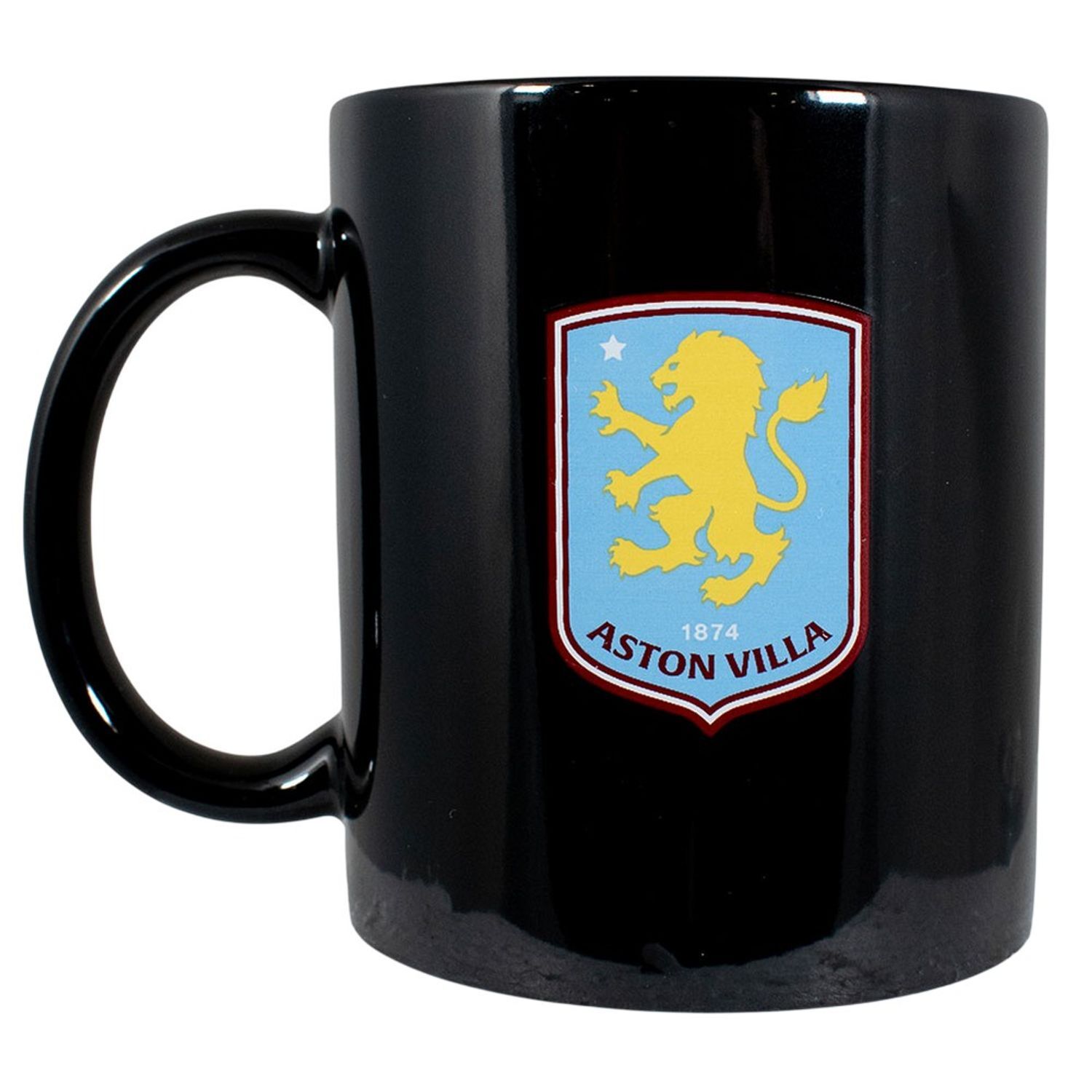 Aston Villa Fc Lion 315Ml Mug - Black/Grey