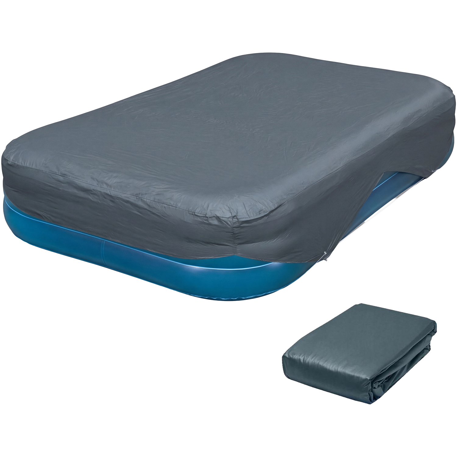 Intex Rectangular Swimming Pool Cover 305X183cm For Swim Centre Pools - Blue