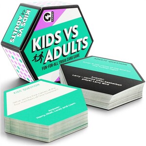 Kids Vs Adults Trivia Card Game