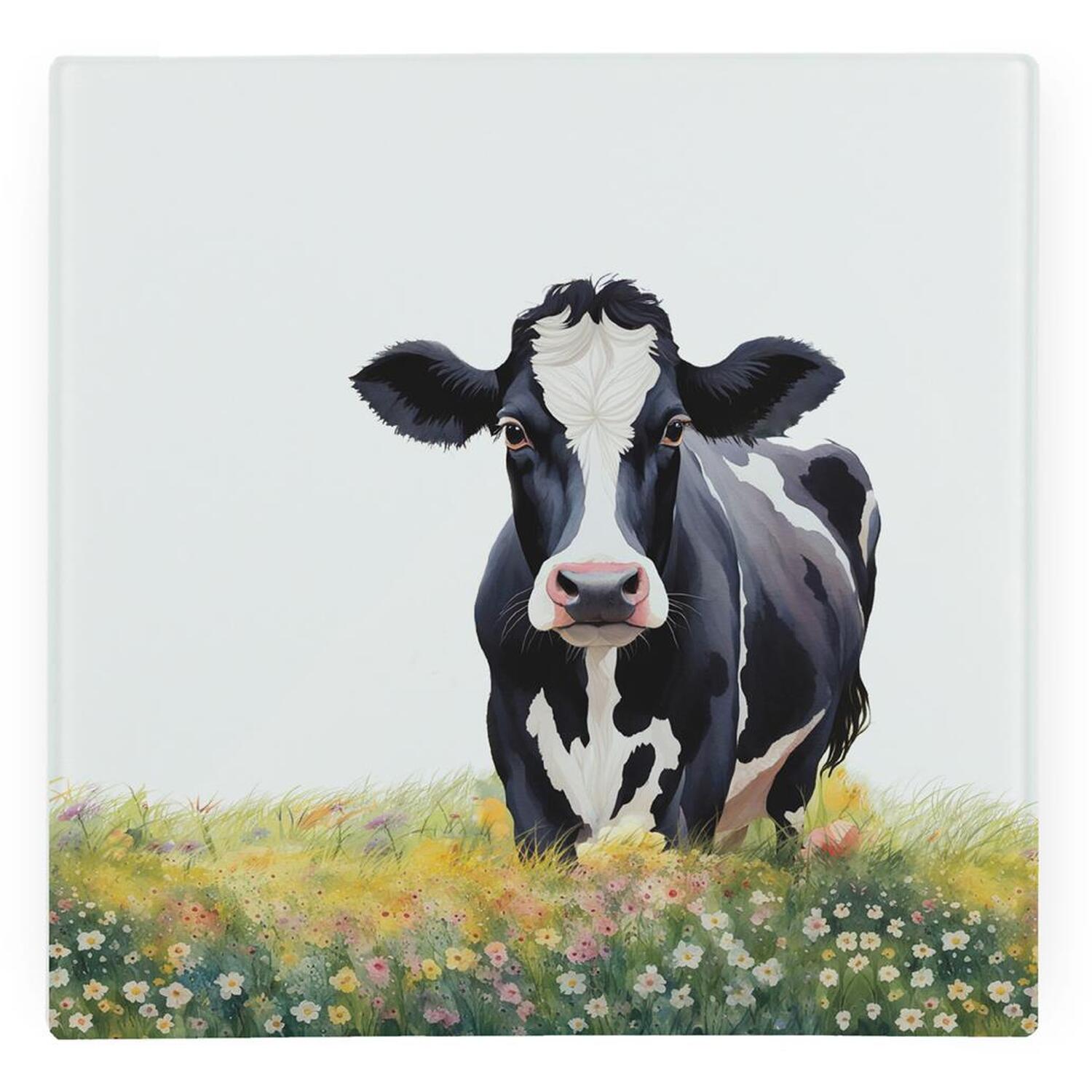 Image of Friesian Cow Glass Hot Pot Stand&hellip;