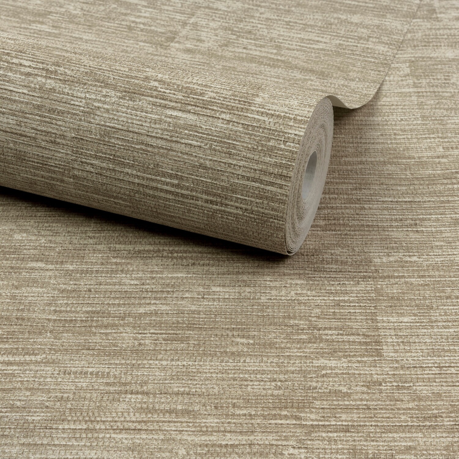 (Beige) Johor Woven Textured Vinyl Wallpaper Grandeco - Image 3