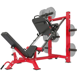 SPORTNOW Leg Press Machine with Wheels and Calf Block for Home Gym 455KG