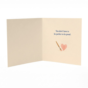 Progress Not Perfection Encouragement Greeting Card