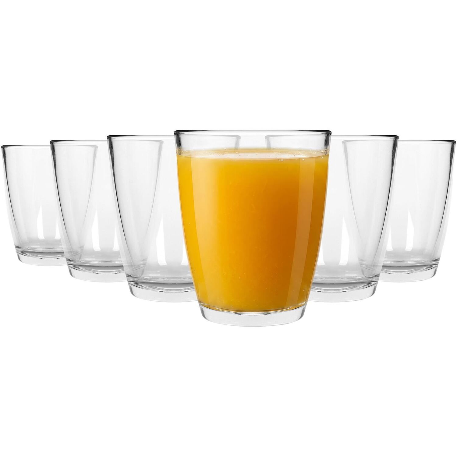 Argon Tableware 250Ml Conical Glass Tumblers - Pack Of 6 - Image 3
