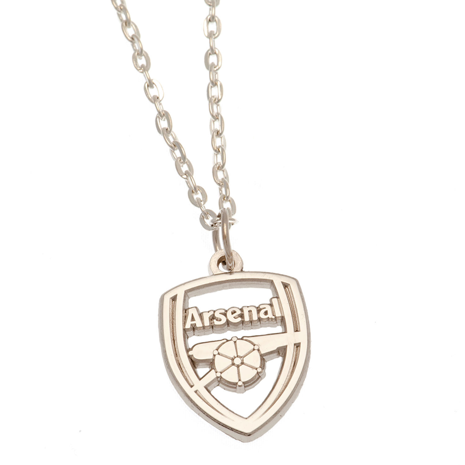 Joom Arsenal Fc Women's Silver Crest Necklace & Pendant - Image 3
