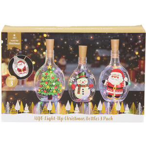 Make Your Own Light-Up Christmas Bottles Kit