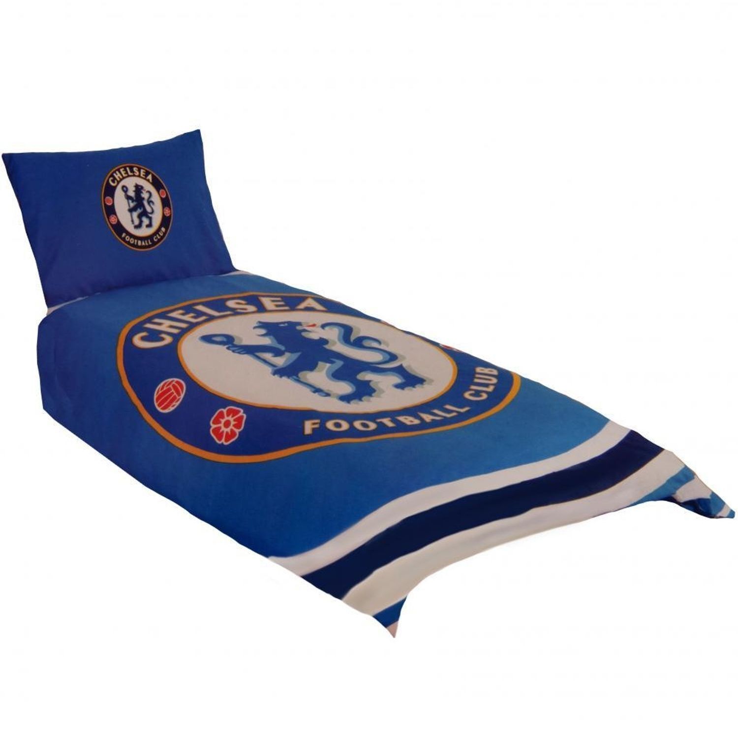 Chelsea FC Pulse Single Duvet Set in Blue