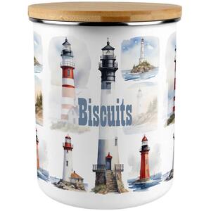 Lighthouses Extra Large Biscuit Tin