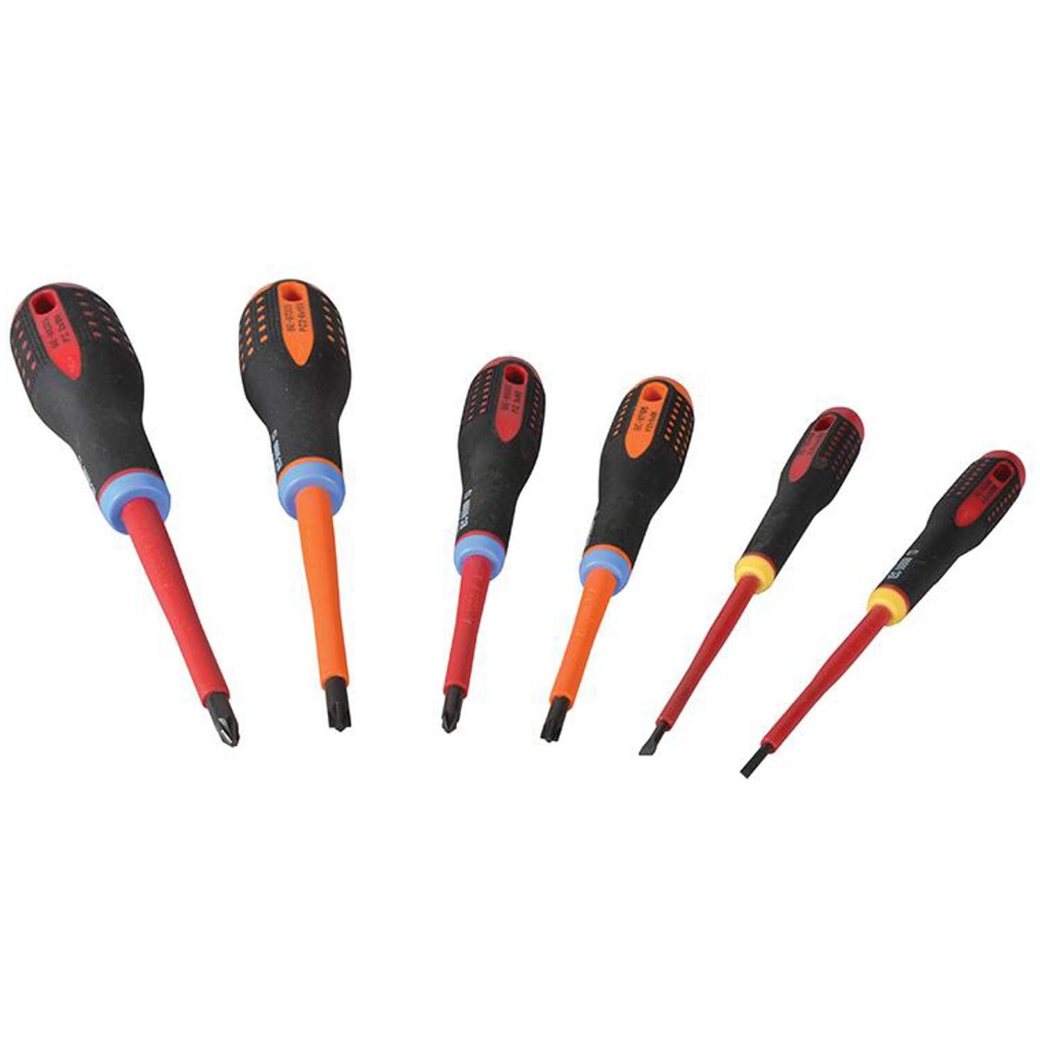 Bahco BE-9884S ERGO™ VDE Insulated Screwdriver Set, 6 Piece BAH9884S - Image 8