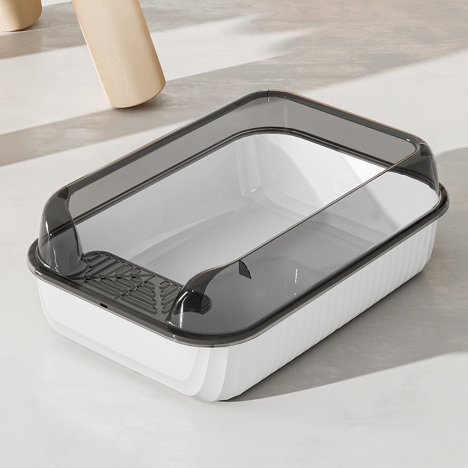 Semi-Closed Anti-Splash Cat Litter Box