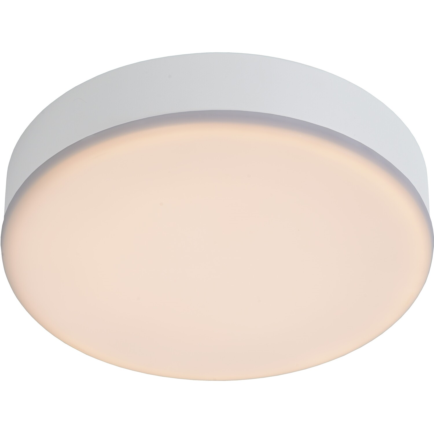 Ceres-Led Modern Flush Ceiling Light Bathroom - Ø 21.5cm- LED Dim. - 1x30W 3000K - IP44 - White - Image 2