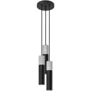 Pendant lamp BORGIO 3P black