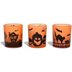 Halloween Set of 3 Goolish Candle Holders