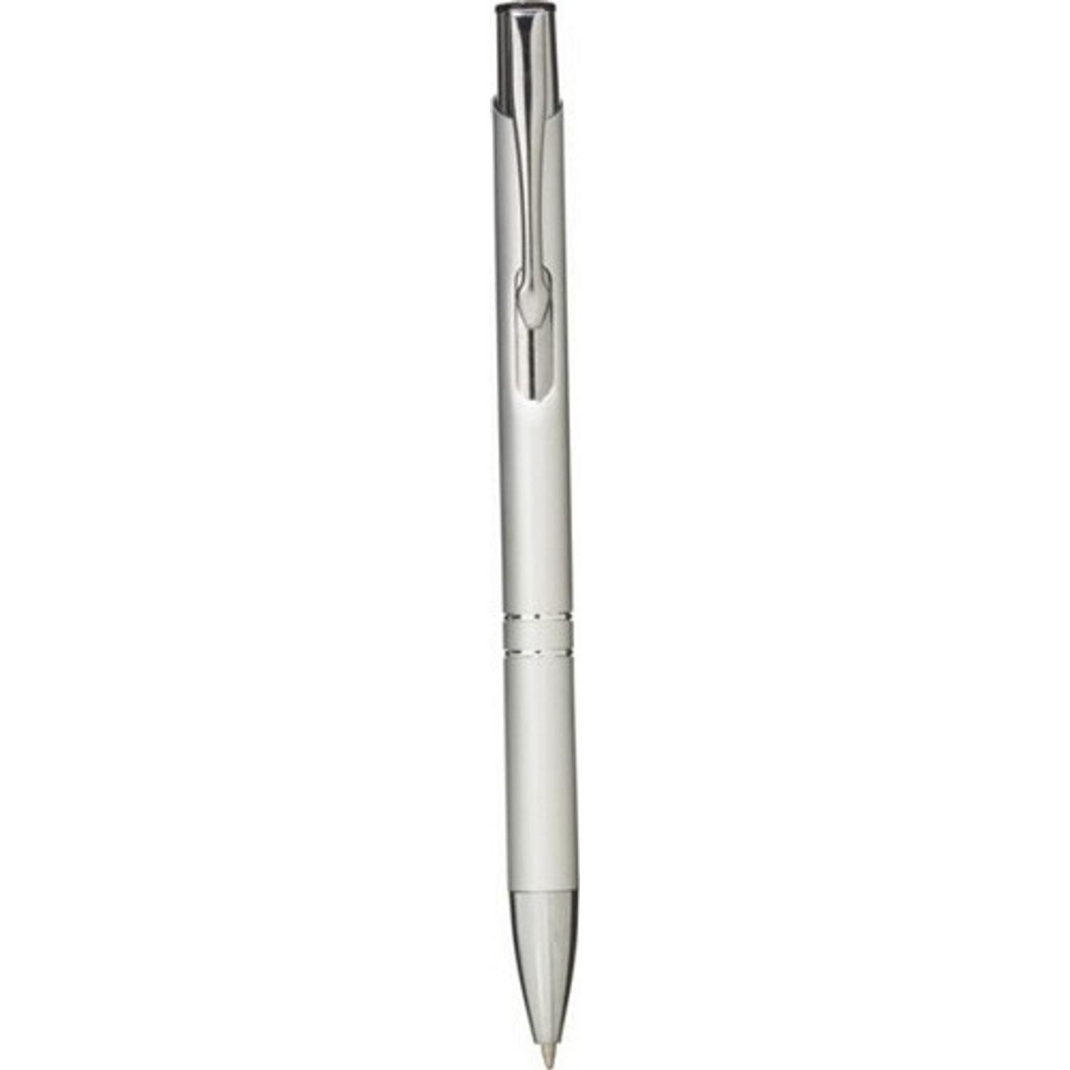 Bullet Moneta Aluminium Ballpoint Pen - Silver